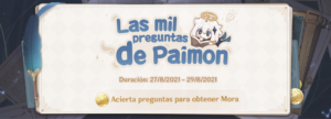 Las mil preguntas de Paimon