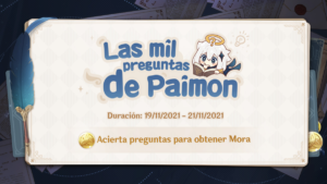 Las mil preguntas de Paimon